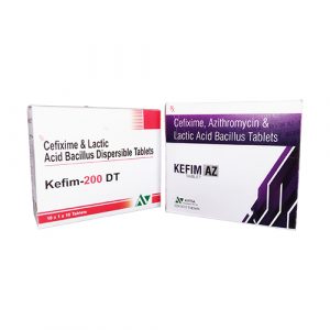 Cefixime 200mg Lactic Acid Bacillus Dispersible Tablets Kefim DT